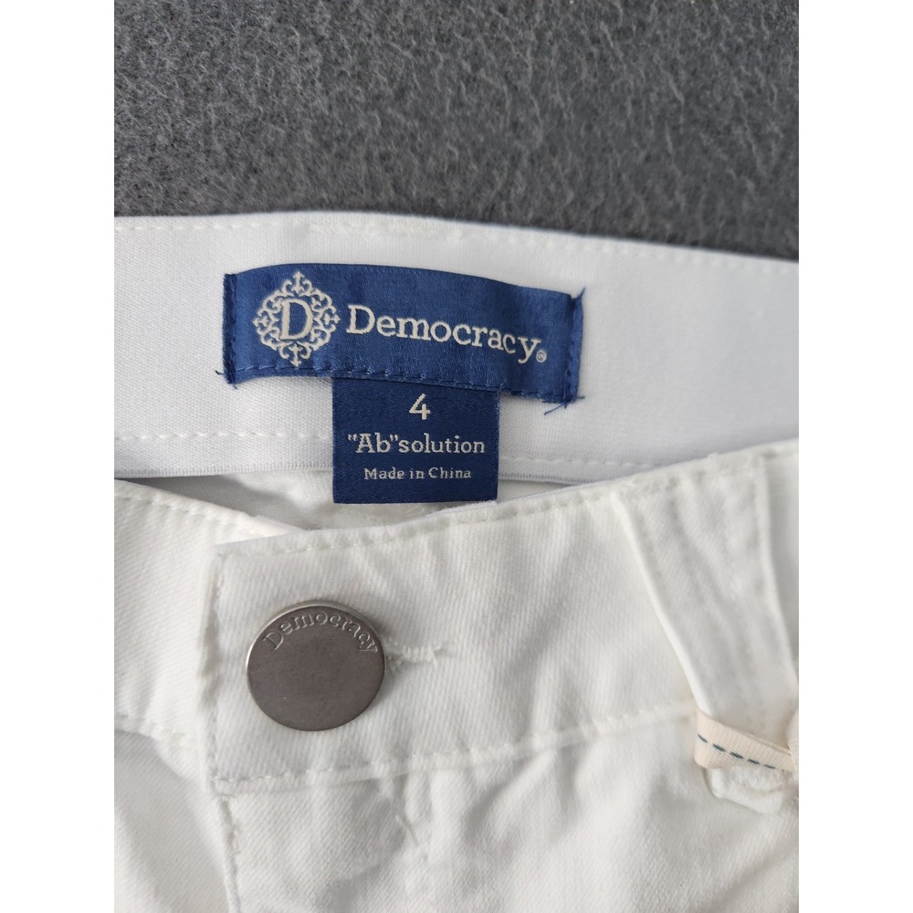 Democracy Ab Solution Itty Bitty Booty Lift Jegging White Slimming Size 4 NWT - Picture 11 of 13